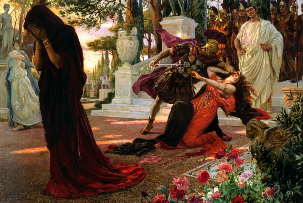 Rochegrosse, Death of Messalina, 1916