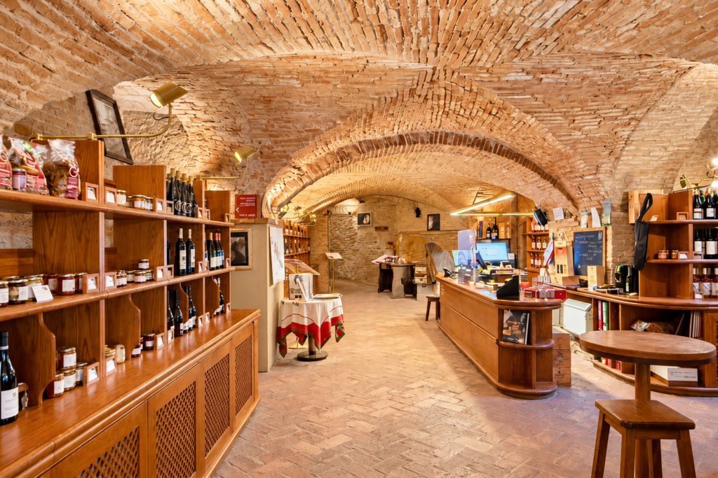 interior of Enoteca Regionale Emilia Romagna