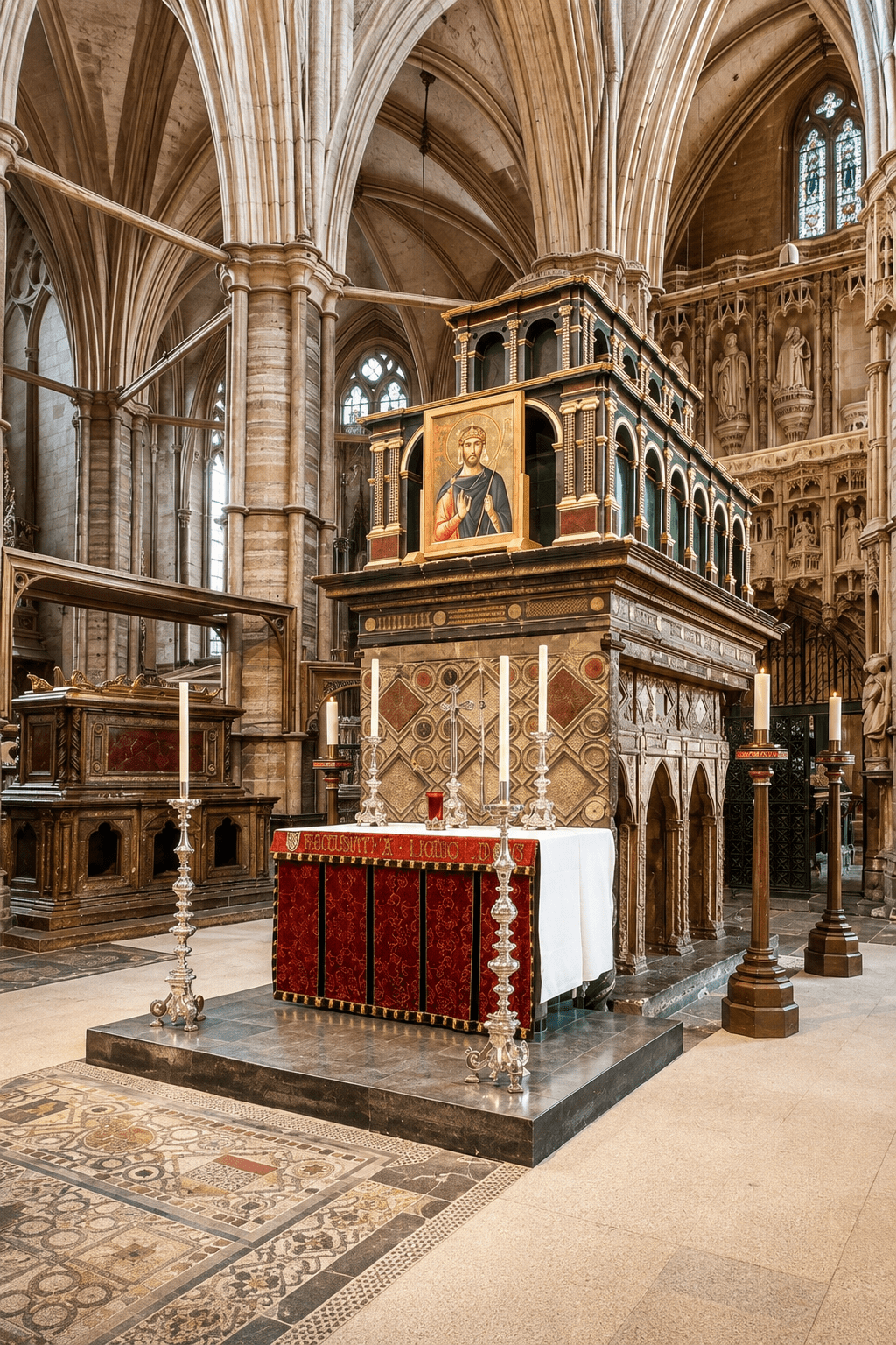 shrine of Edward the Confessor in Westminster Abbey