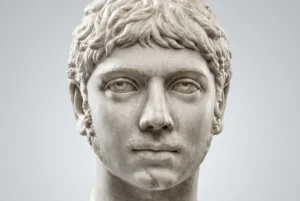 marble bust of Elagabalus