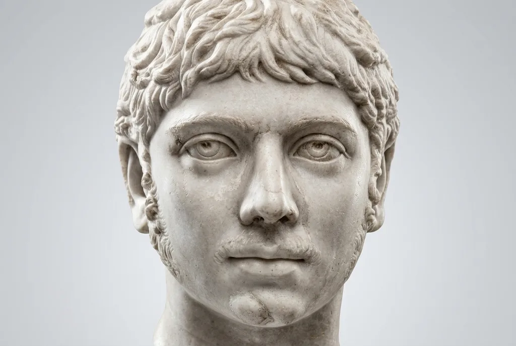 marble bust of Elagabalus