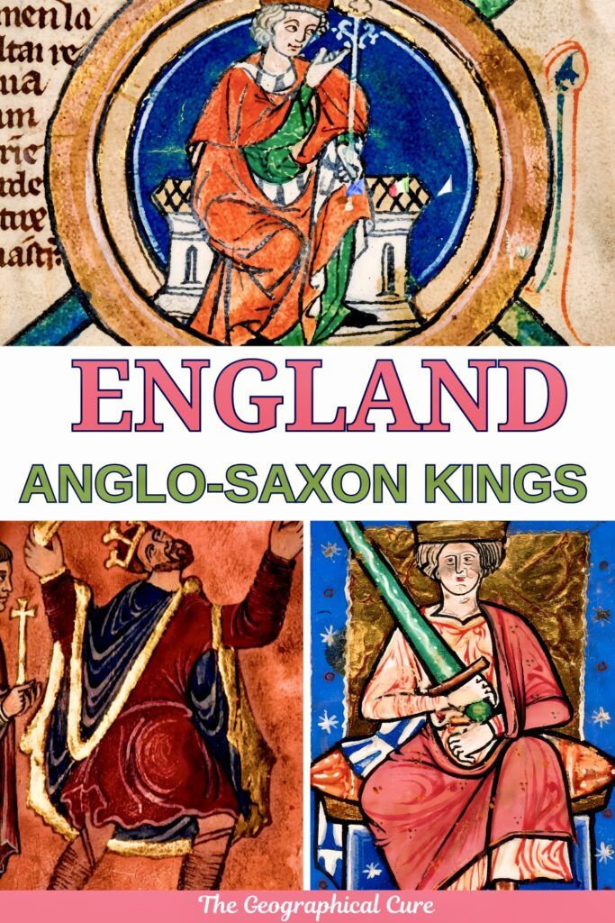 pin graphic for history of the Anglo-Saxon kings of England