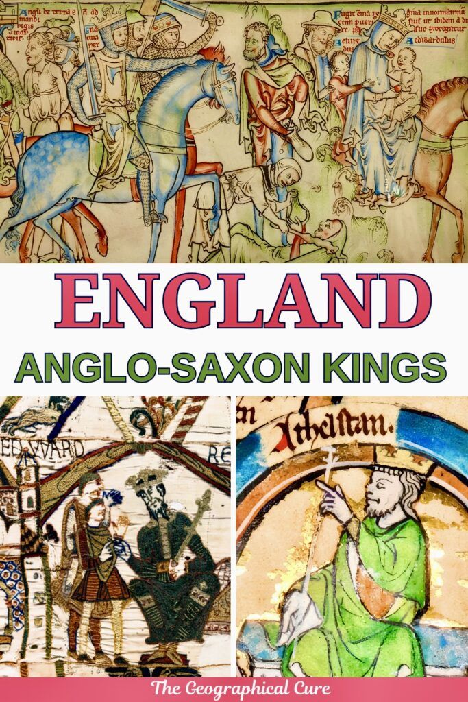 pin graphic for history of the Anglo-Saxon kings of England