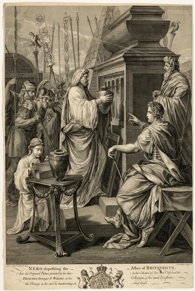 Nero Depositing the Ashes of Britannicus, 1765