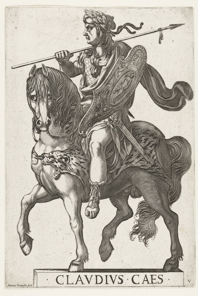 Renaissance print of Claudius