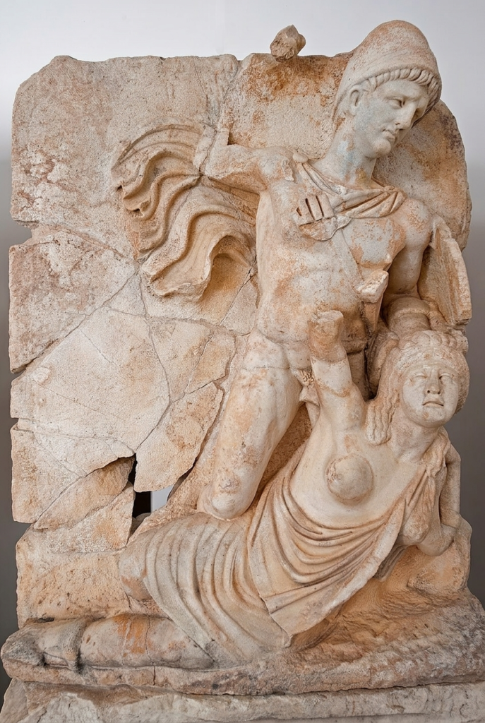 Claudius and Britannia relief, Wikimedia Commons