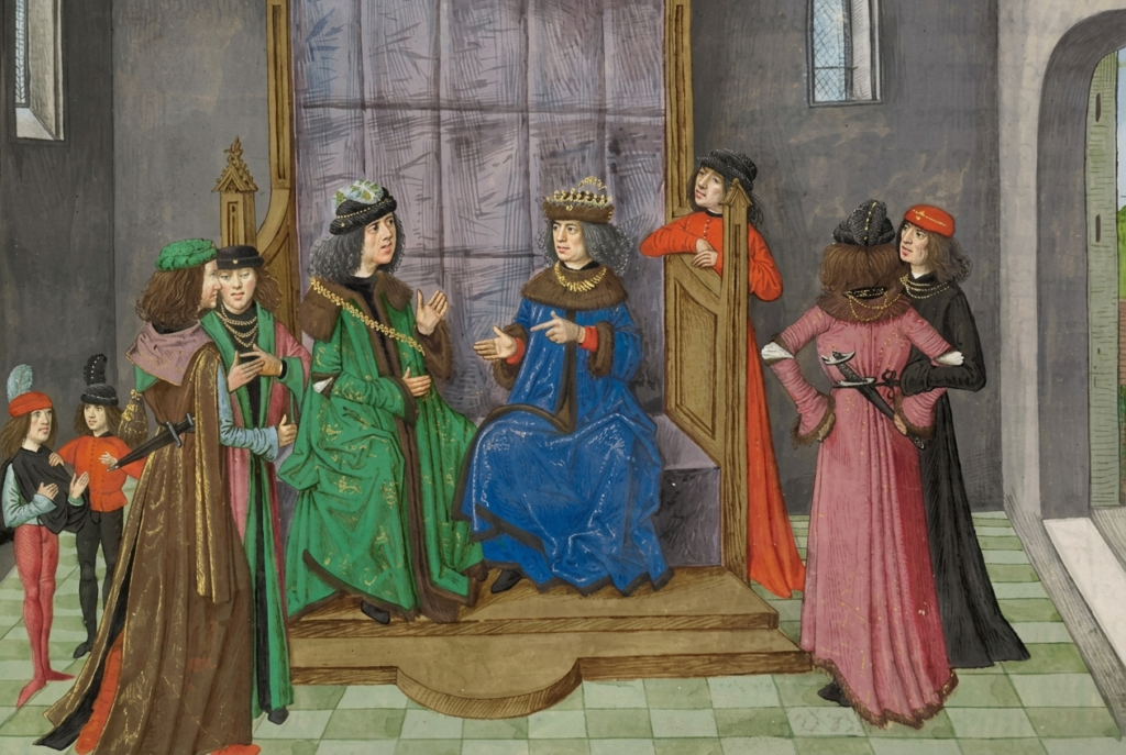 John meeting with the King of Portugal