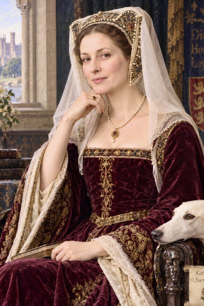 AI-assisted image of Katherine Swynford