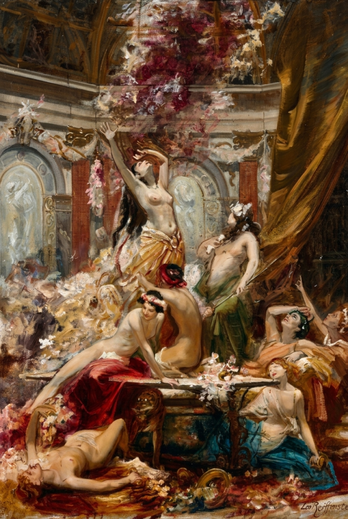 Leo Reiffenstein, Gastmahl des Heliogabalus (Banquet of Heliogabalus), 1890