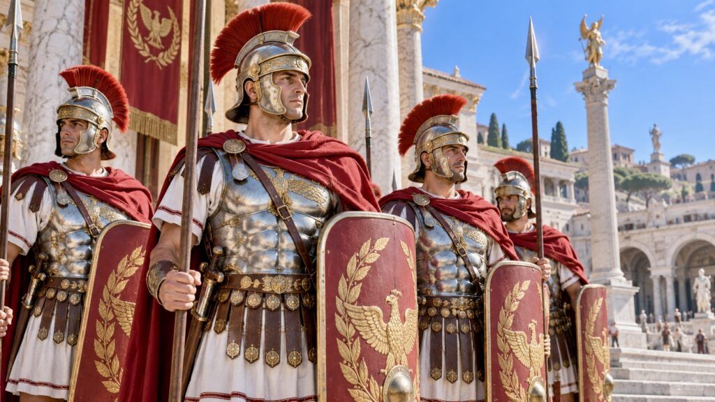 AI-assisted image of the Praetorian Guard