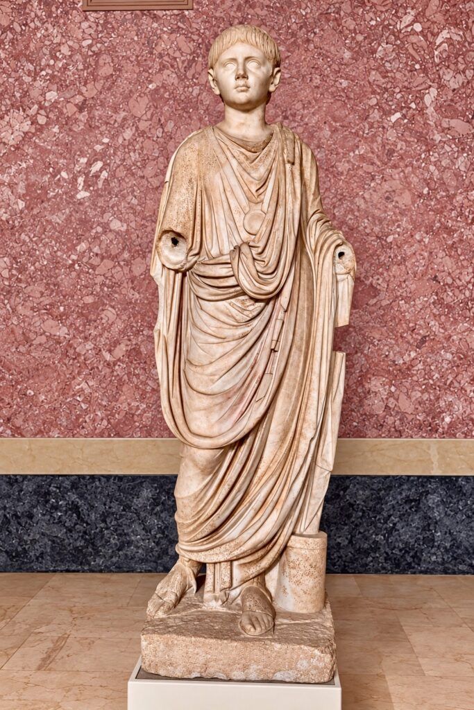 statue of a young Nero