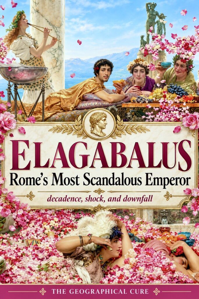 pin graphic for Elagabalus biography