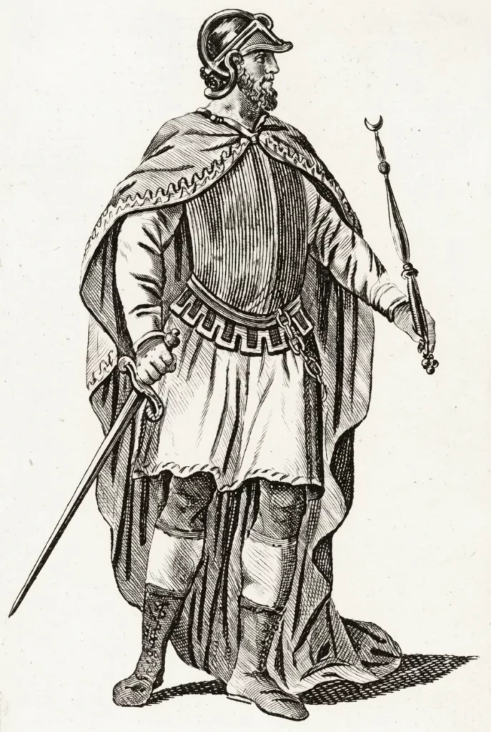 Edward the Elder, 18th century lithograph