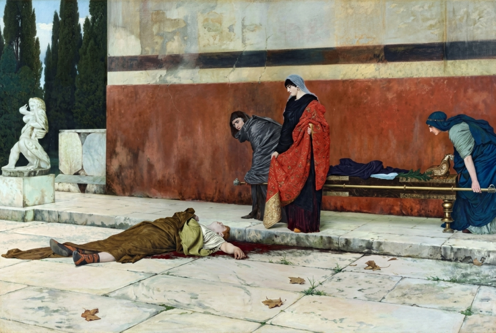 Death of Nero, by V.S. Smirnov, 1888