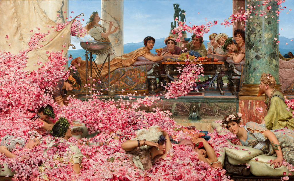 The Roses of Heliogabalus, by Sir Lawrence Alma-Tadema, 1888.