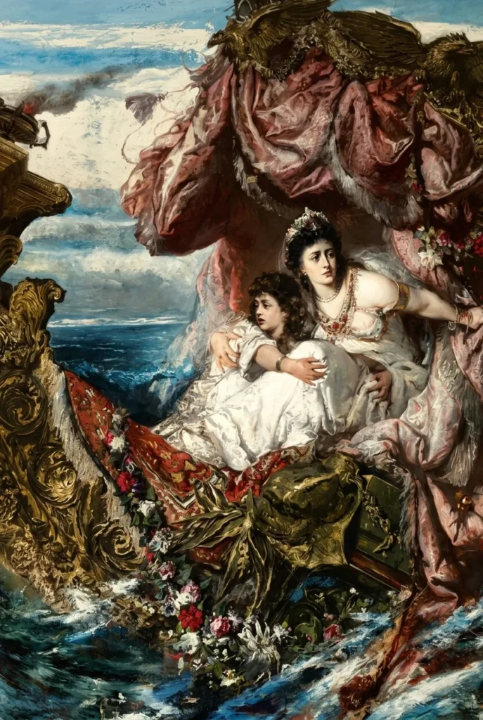 Gustav Wertheimer, The Shipwreck of Agrippina, 1874