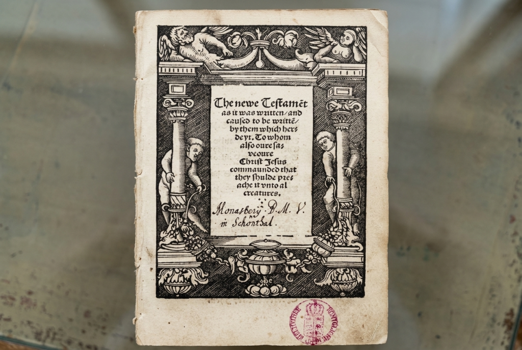 Gospel of John from the 1526 Peter Sch&ouml;ffer printing of Tyndale&rsquo;s English New Testamen