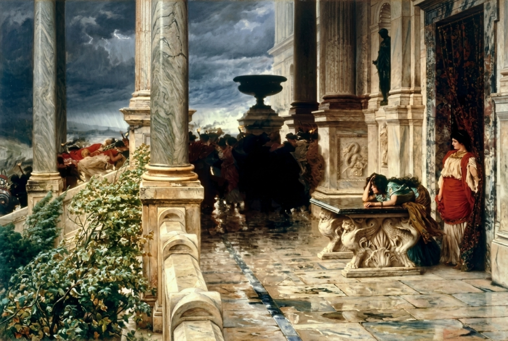 Giovanni Muzzioli, The Funeral of Britannicus, 1888