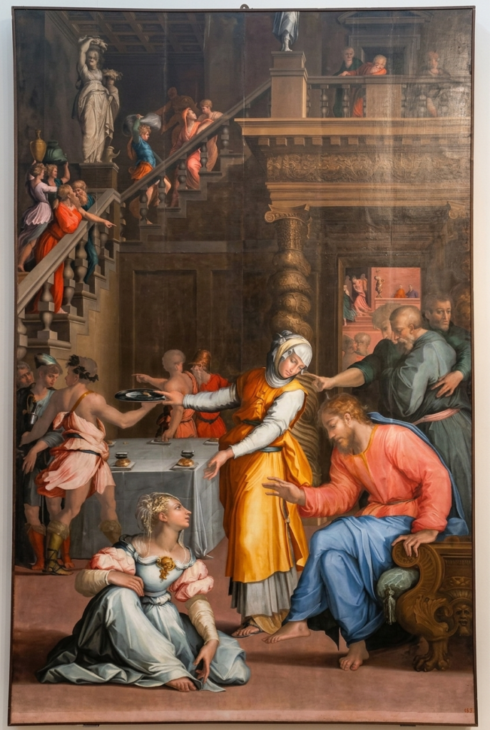 Giorgio Vasari, Christ in the House of Martha and Mary, 1540