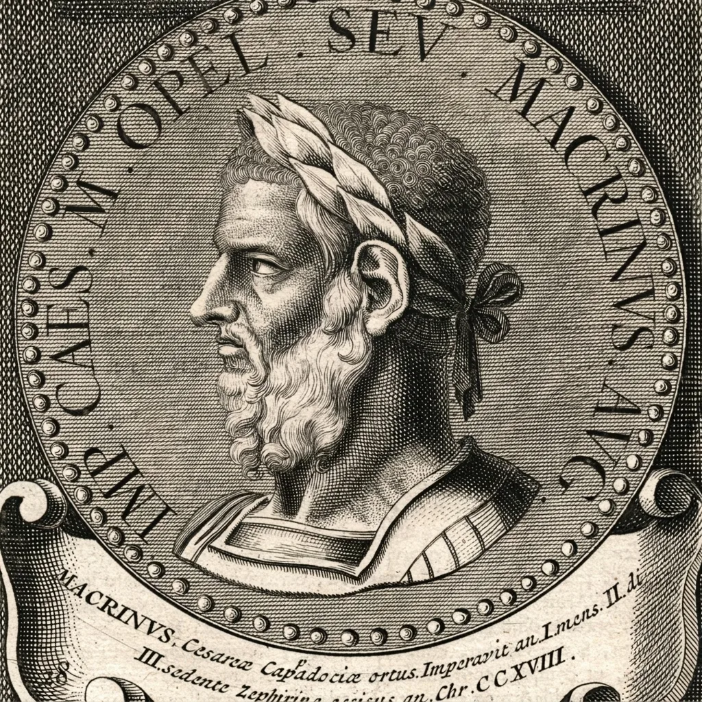 engraving of Macrinus
