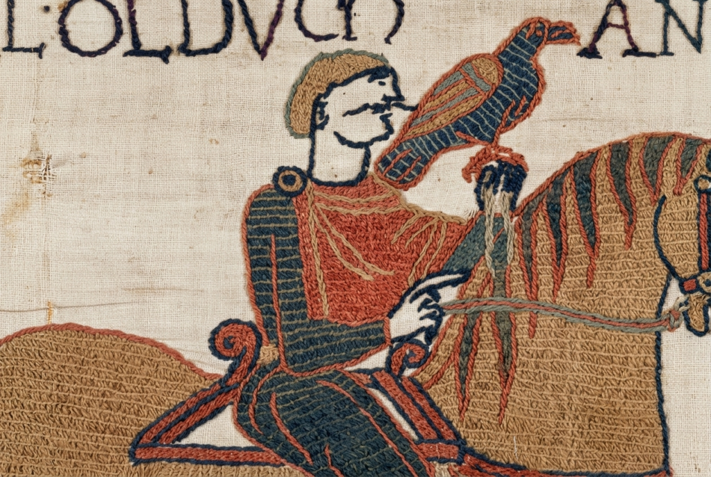 Harold Godwinson as shown in the Bayeux Tapestry