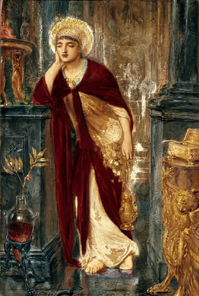Heliogabalus, High Priest of the Sun, by Simeon Solomon, 1866