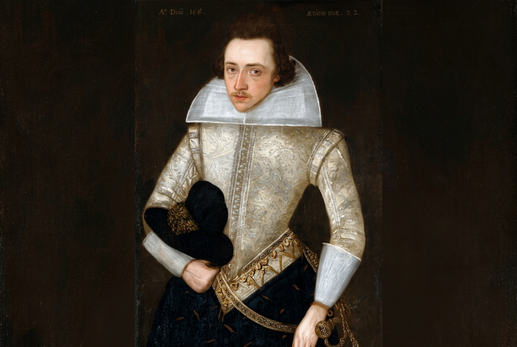 Portrait of a young gentleman said to be Anthony Babington, 1586