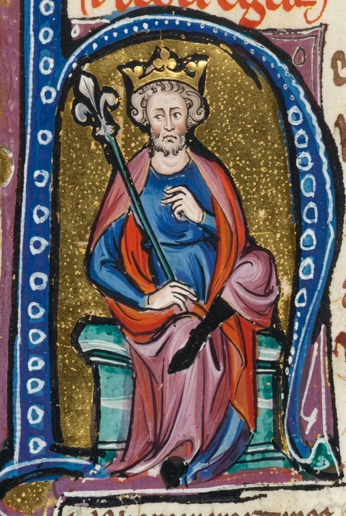 14th-century genealogical portrait of Cnut