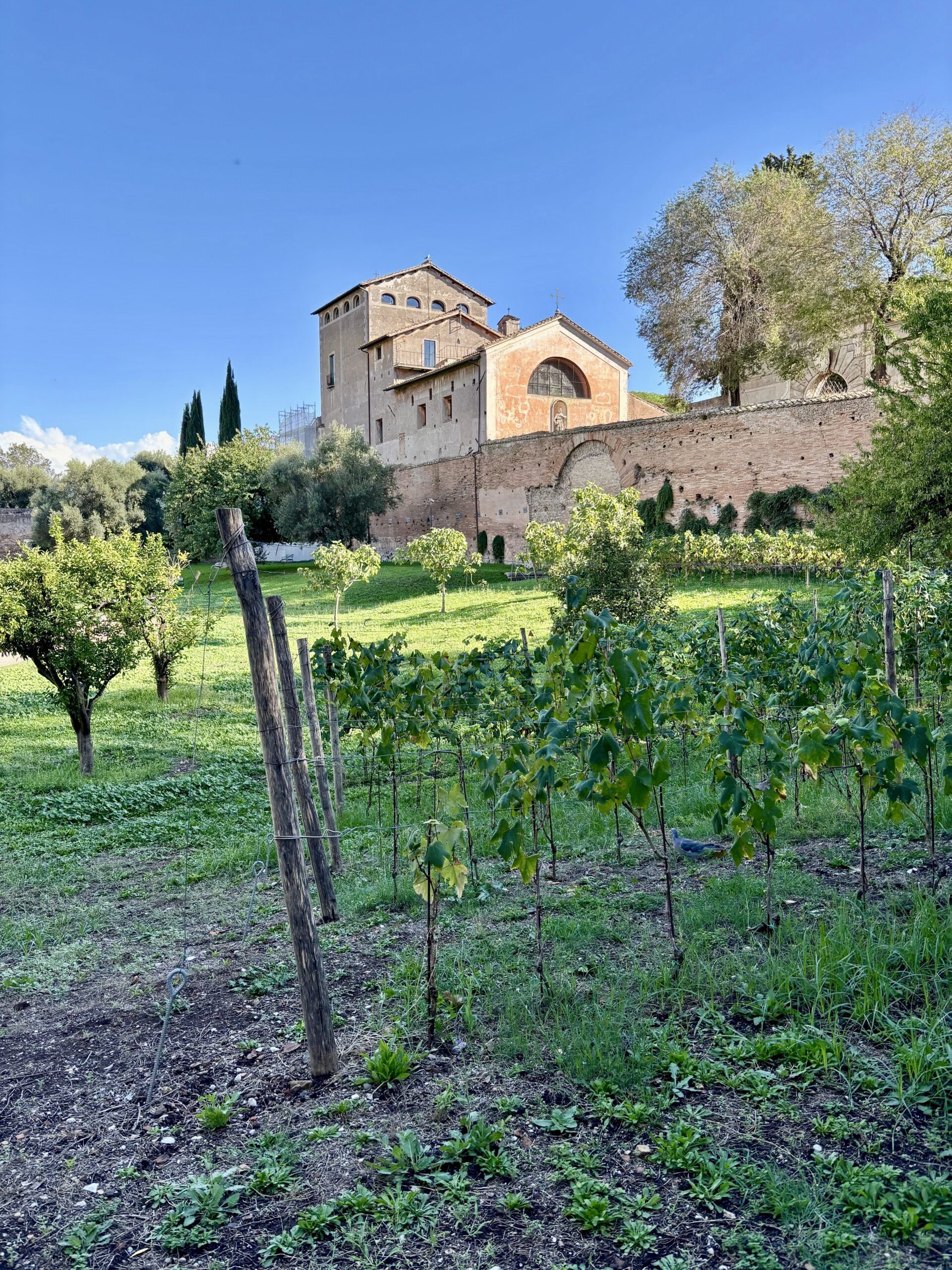 Vigna Barberini, the site of temple