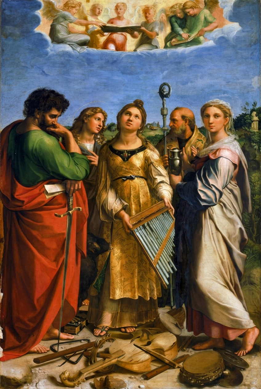 Raphael, St. Cecelia, 1518