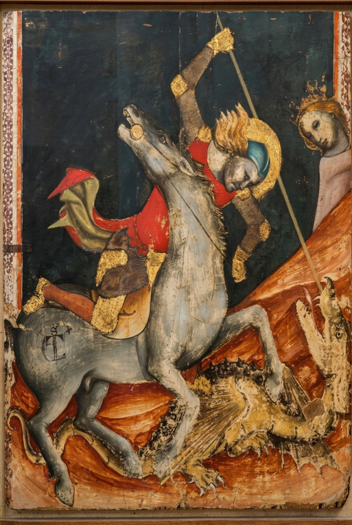 Vitale, St. George and the Dragon, 1330-35