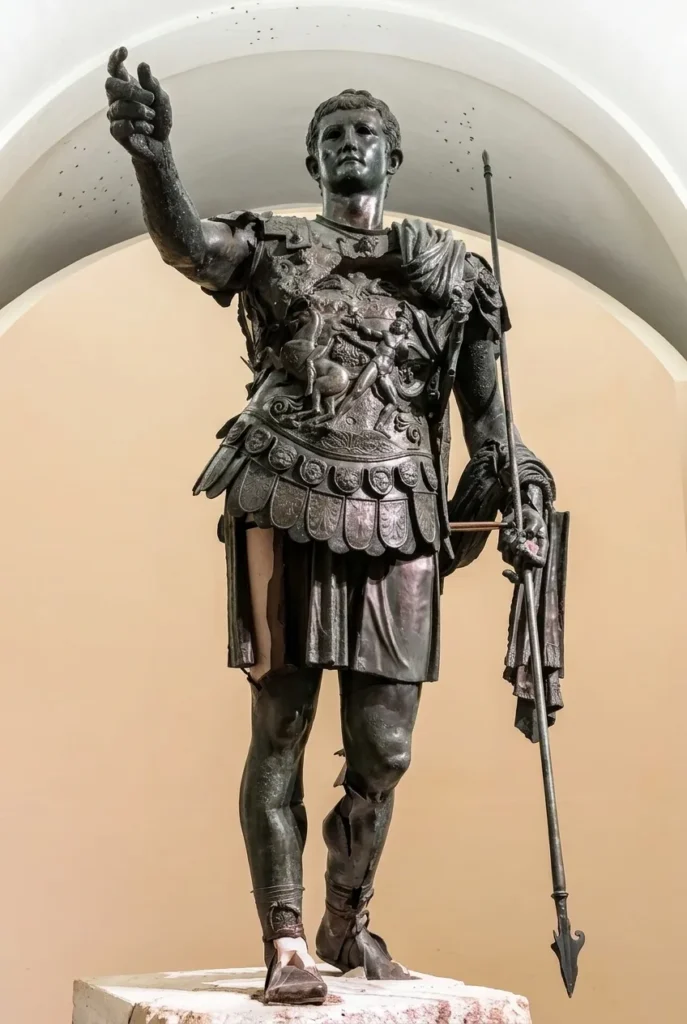 bronze statue of Germanicus