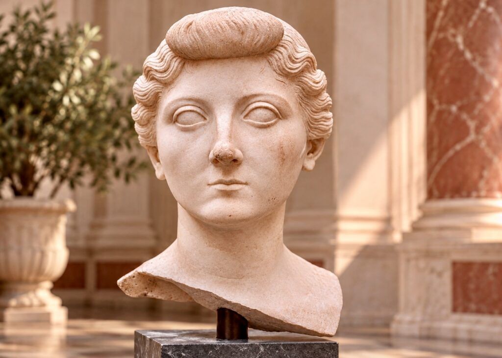 marble bust of Livia