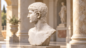 marble bust of Germanicus