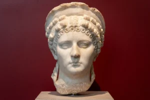 marble bust of Poppaea Sabina