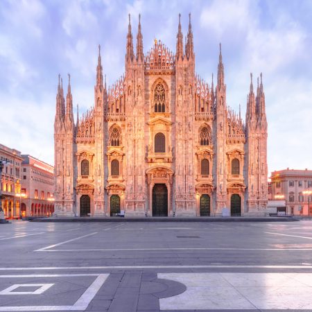 Piazza,Del,Duomo,,Cathedral,Square,,With,Milan,Cathedral,Or,Duomo